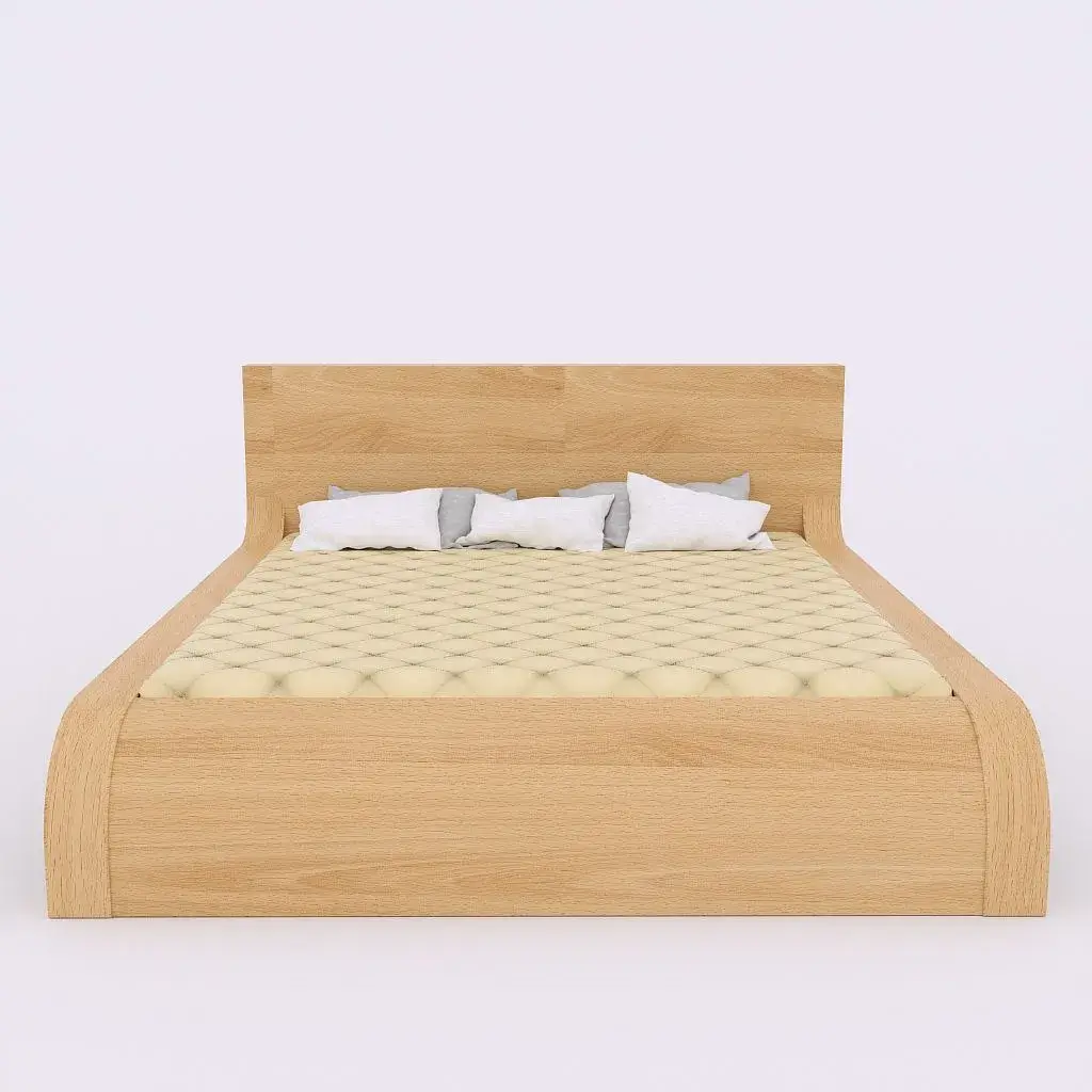 Solid Beech Bed - Unigue Design